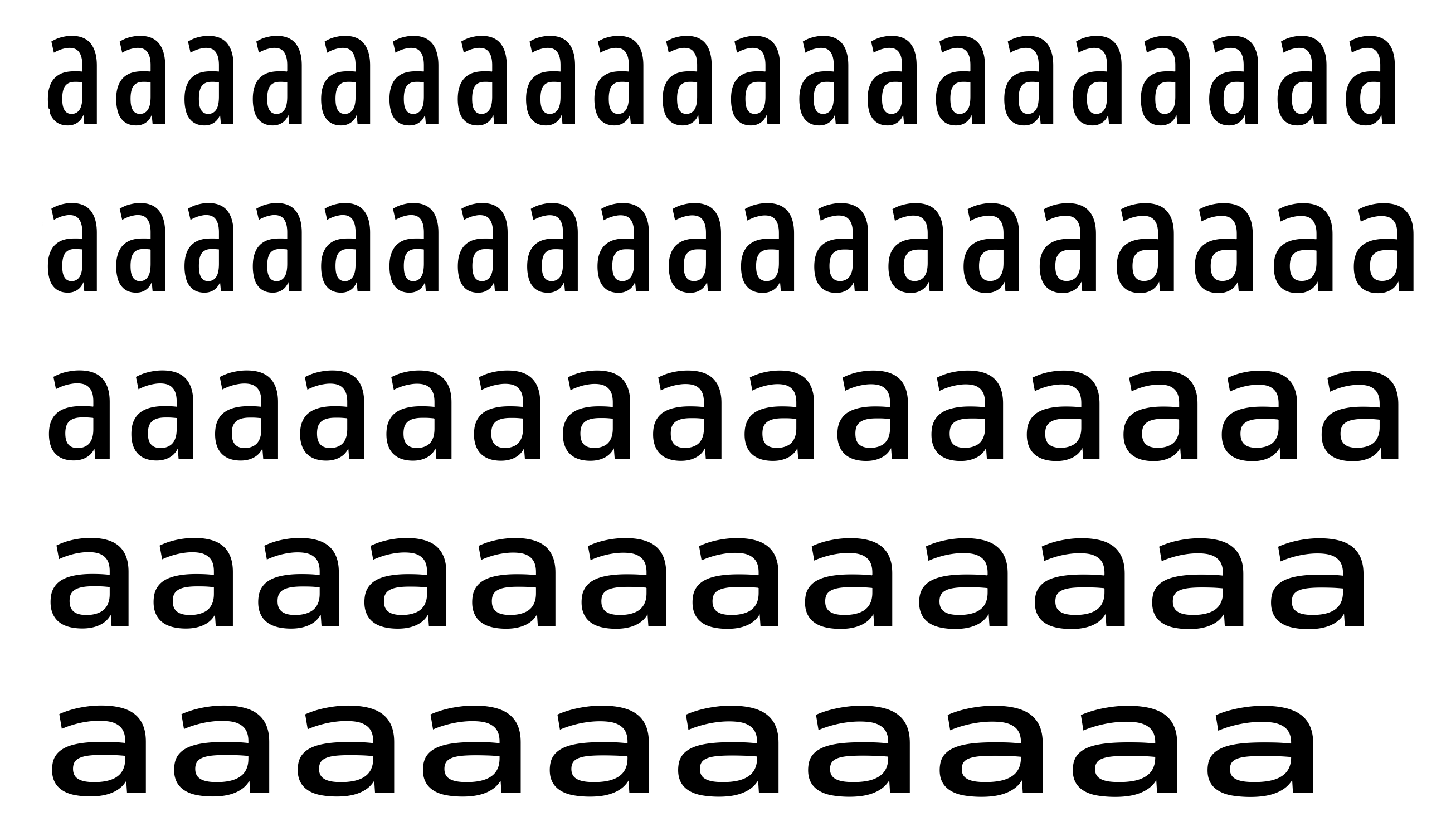 Fonty wariacyjne: szerokość