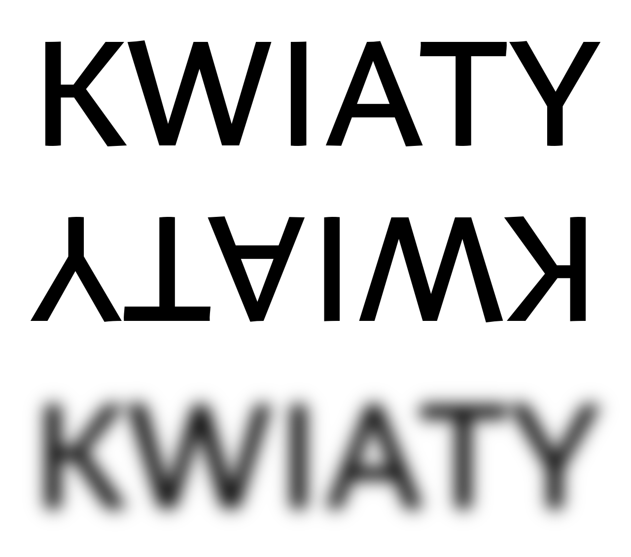 Ocenianie proporcji negatywnej przestrzeni 