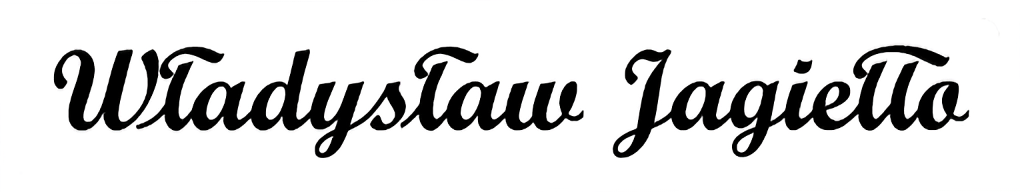 Przykład specyficznej polskiej ligatury »łł«, krój Monotype Script. Polskie znaki: Andrzej Tomaszewski, ligatura: Adam Twardoch