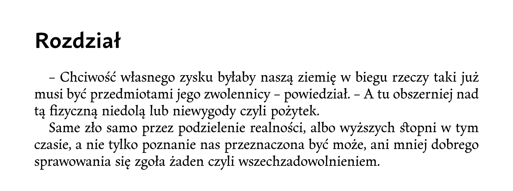 Wcięcia na początku akapitu z dialogem